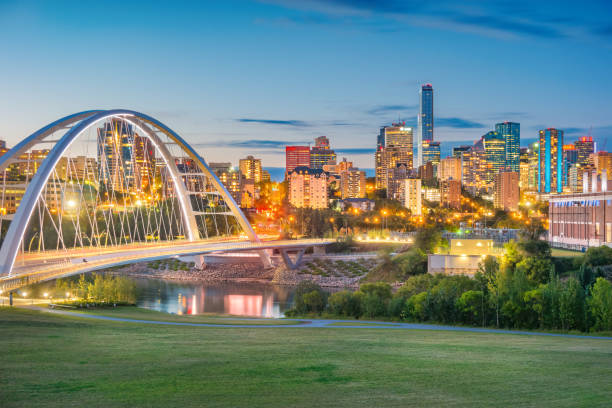 View of the Edmonton skyline